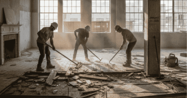 hardwood Floor Demolition